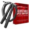 WOD Nation Aluminum Handle High Speed Adjustable Jump Rope for Women and Men - Perfect Skipping Rope for Boxing, Fitness, Workout - Black